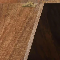 Bois & Chiffons Grande étagère hexagonale offre m&m naturel - 111x40x168 cm