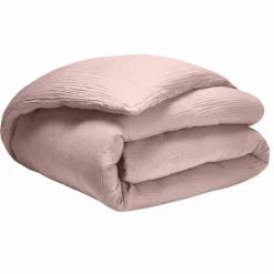 Baton Rouge Housse de couette 100% Gaze de coton rose