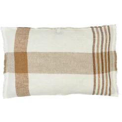 Best Haomy Housse de coussin 100% Lin Aalborg tabac - 40x60 cm