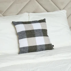 Haomy Housse de coussin 100% Lin Palma lin - 45x45 cm