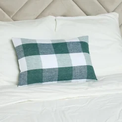 Online Haomy Housse de coussin 100% Lin Palma céladon - 40x60 cm