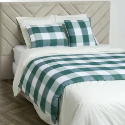 Online Haomy Housse de coussin 100% Lin Palma céladon - 40x60 cm