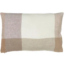 Haomy Housse de coussin 100% Lin Saporo pétale - 40x60 cm