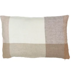 Haomy Housse de coussin 100% Lin Saporo pétale - 40x60 cm