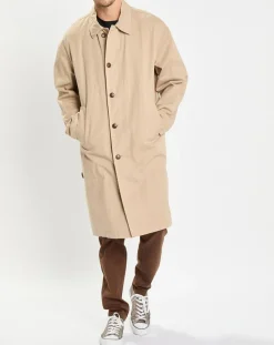 Homme Marc O'Polo Imperméable en Coton Bio Non Doublé beige