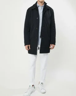 Outlet Hackett London Imperméable Membrane bleu marine