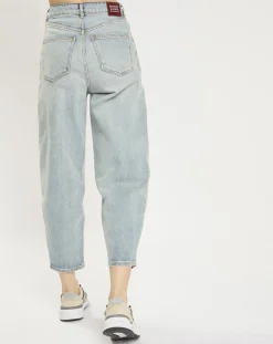 Sale Scotch & Soda Jean 100% Coton Bio Ballon bleu clair