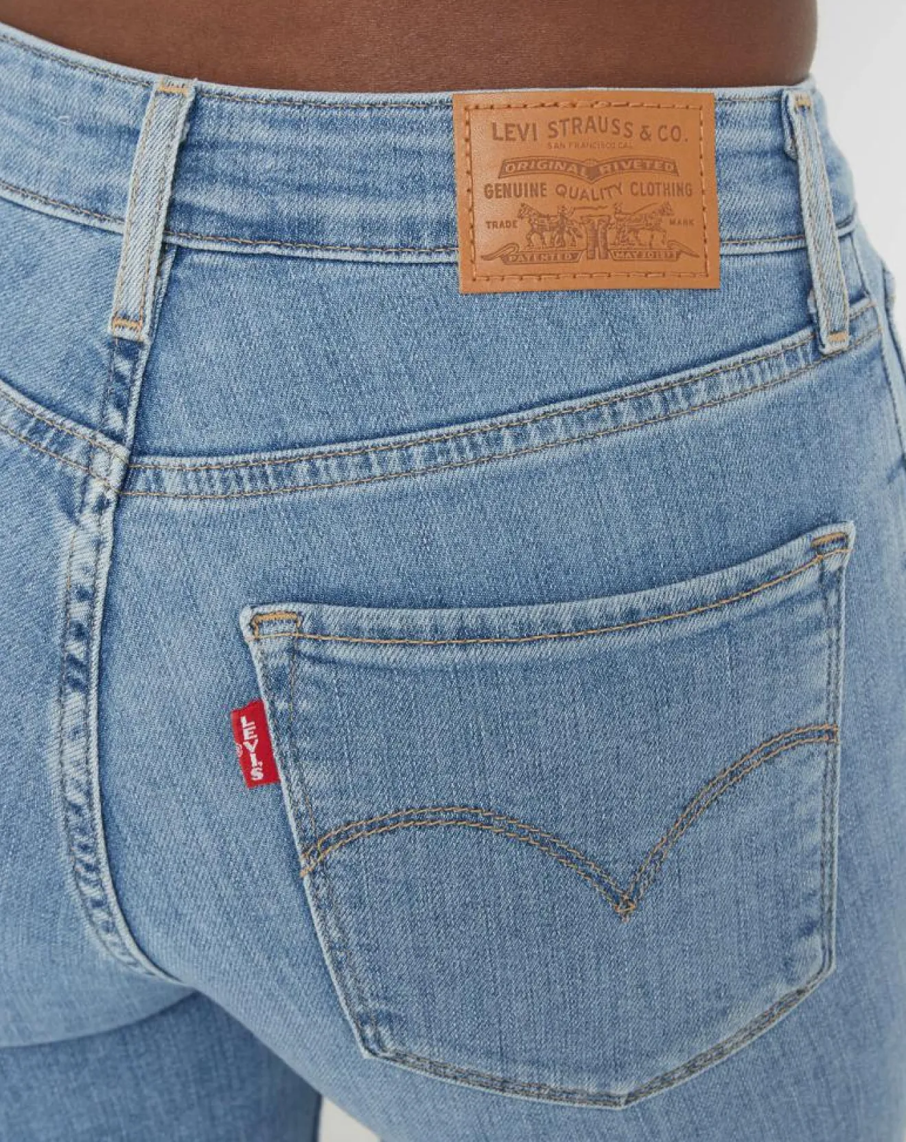 Femme Levi's® Jean 721 Hi Rise Skinny bleu