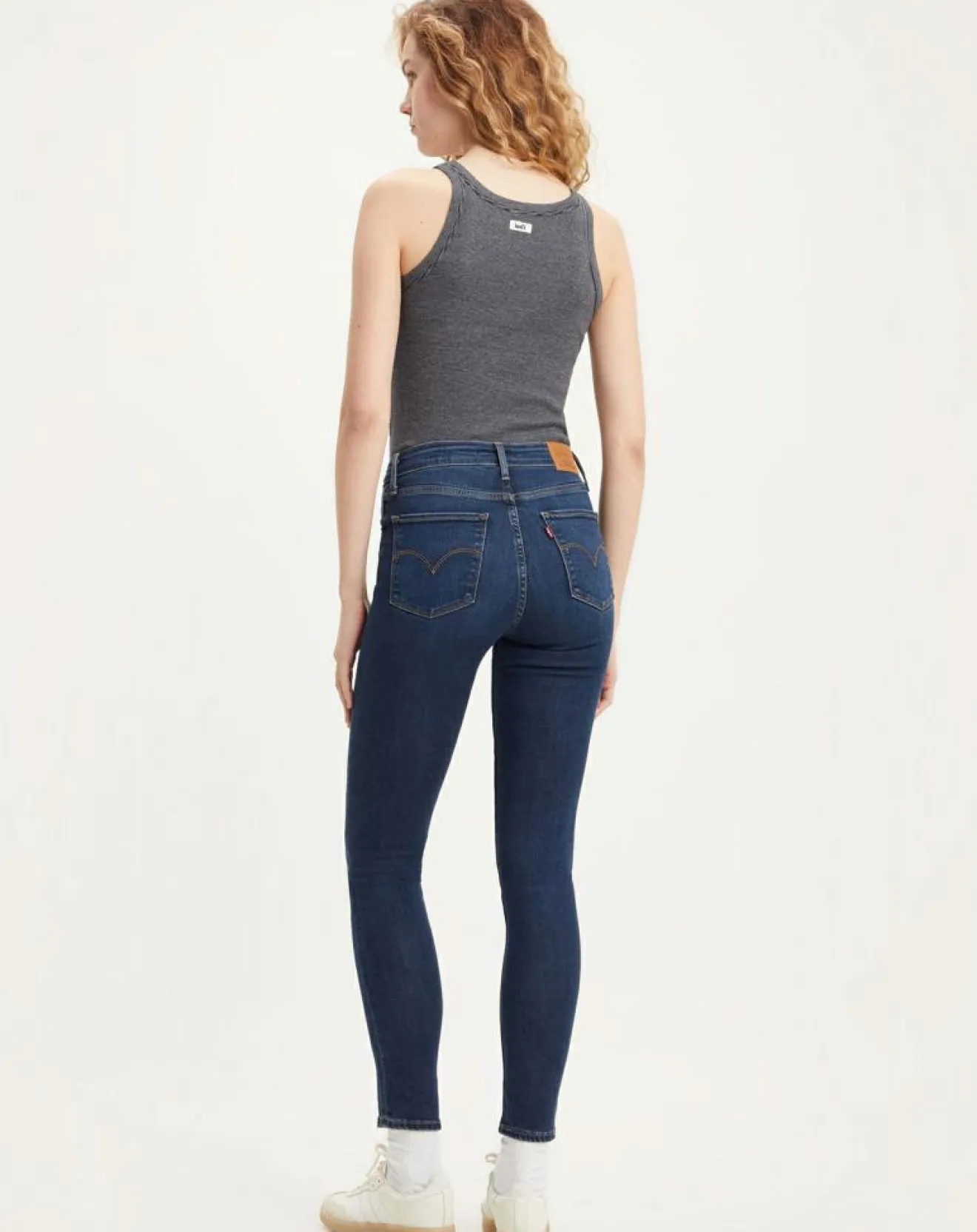 Online Levi's® Jean 721 High Rise Skinny taille haute bleu brut
