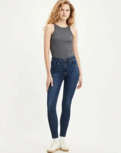 Online Levi's® Jean 721 High Rise Skinny taille haute bleu brut