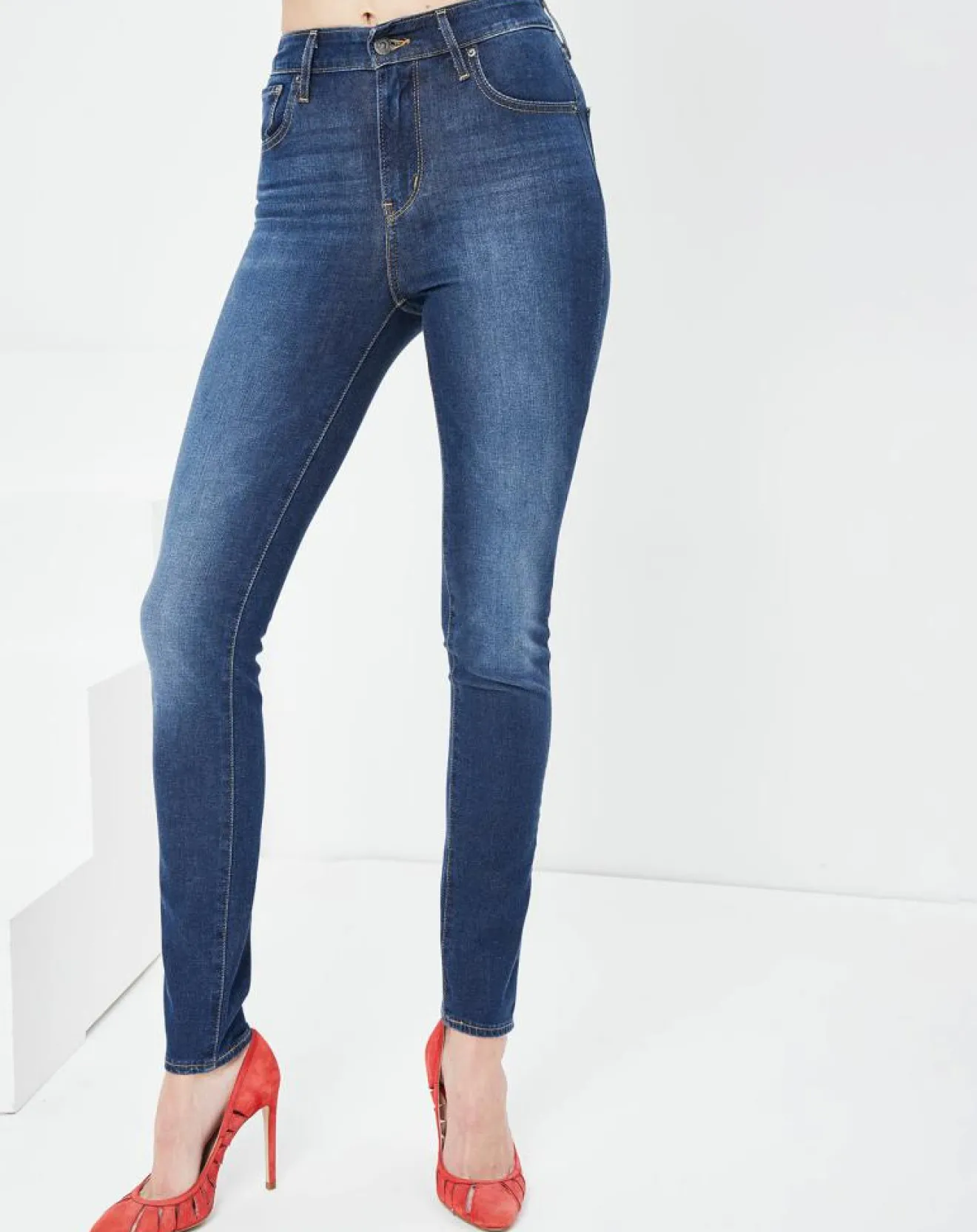 Discount Levi's® Jean 721 High Skinny Up For Grabs bleu