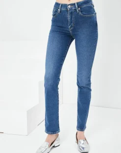 Best Levi's® Jean 724 High Straight Paris Stroll bleu
