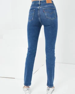 Best Levi's® Jean 724 High Straight Paris Stroll bleu