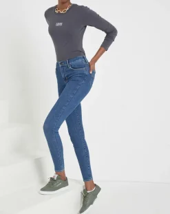 Outlet Levi's® Jean 720 High Super Skinny bleu