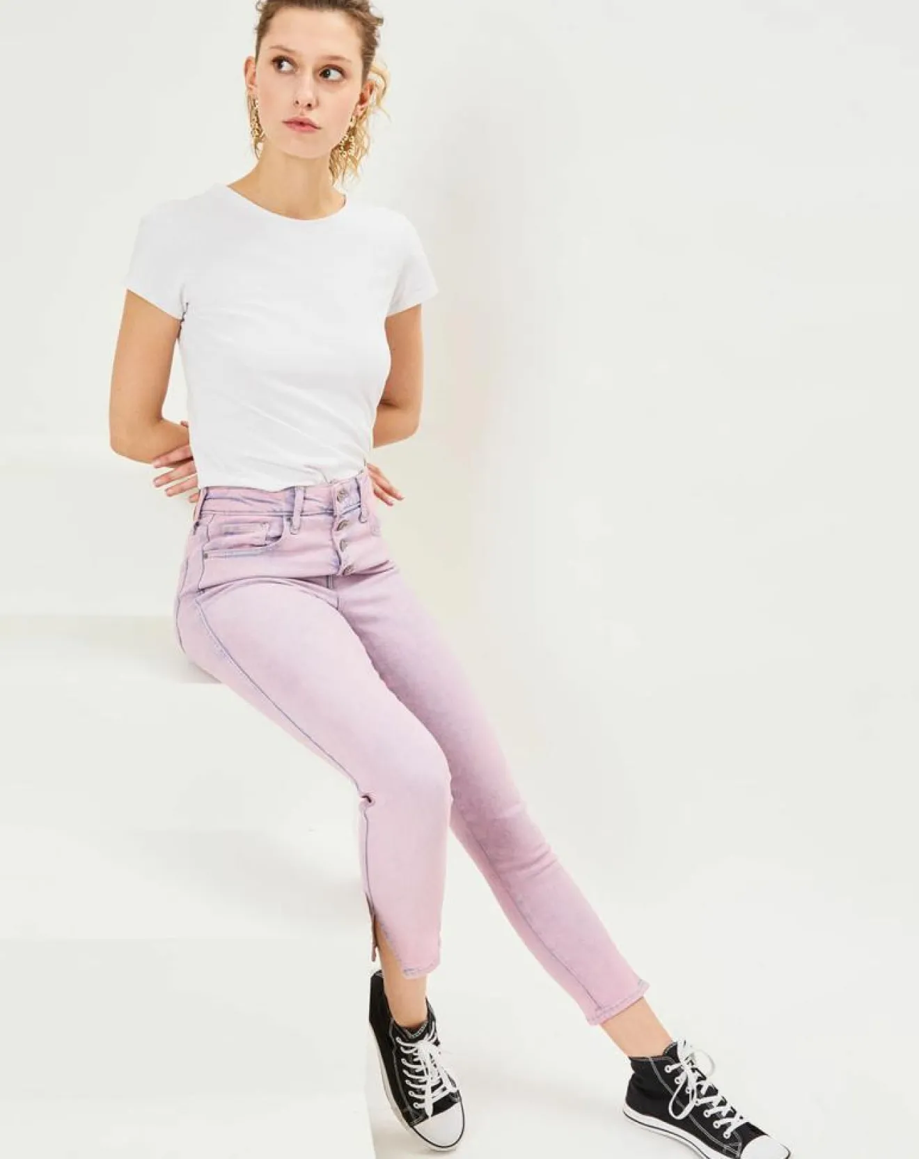Clearance Levi's® Jean 721 High-Rise Skinny sculpt Exposed rose/bleu