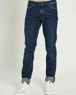 Clearance Gant Jean 5 poches bleu foncé
