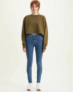 Femme Levi's® Jean 720 super Skinny taille haute bleu foncé