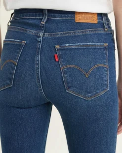 Femme Levi's® Jean 721 taille haute Skinny bleu foncé