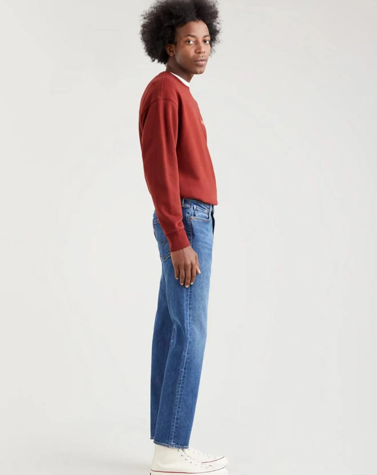 Outlet Levi's® Jean 502 Taper bleu moyen