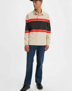 Sale Levi's® Jean 551™ Z en Coton & Chanvre Authentic Straight bleu foncé