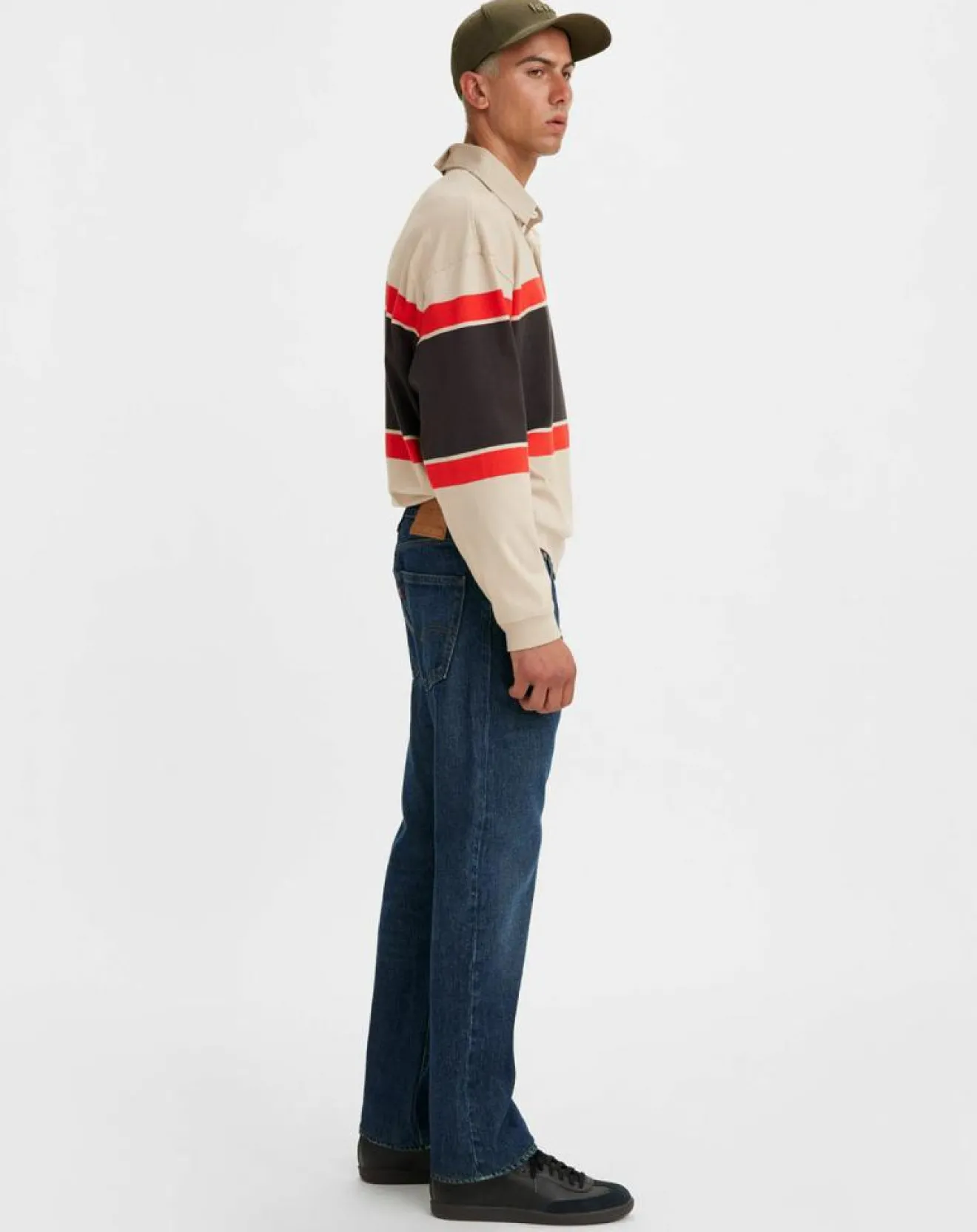 Sale Levi's® Jean 551™ Z en Coton & Chanvre Authentic Straight bleu foncé