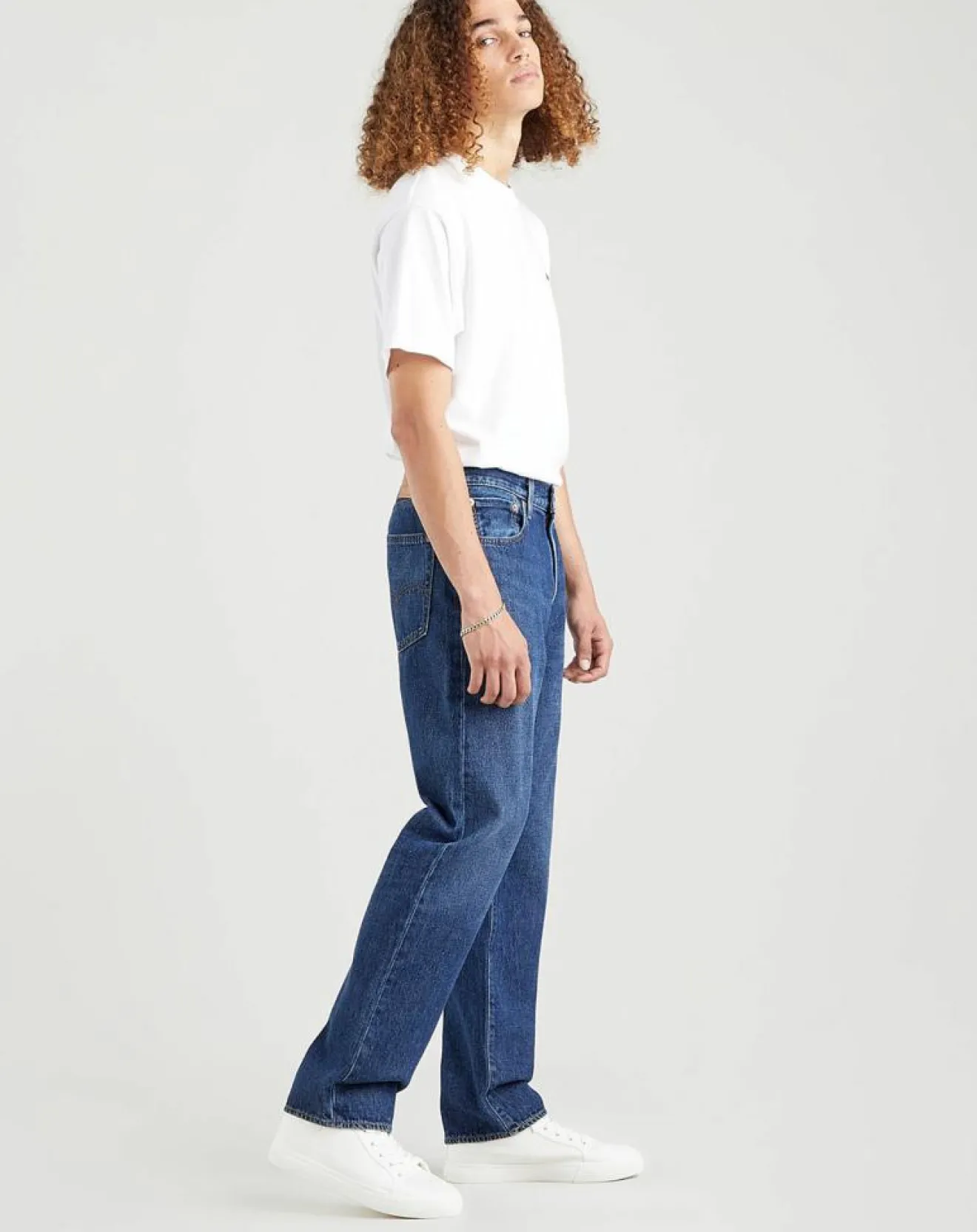 Sale Levi's® Jean 551™ Z en Coton & Chanvre Authentic Straight bleu foncé