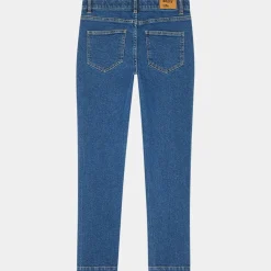 Discount Galeries Lafayette & Kids Jean ajusté en Coton bio Karl stretch bleu