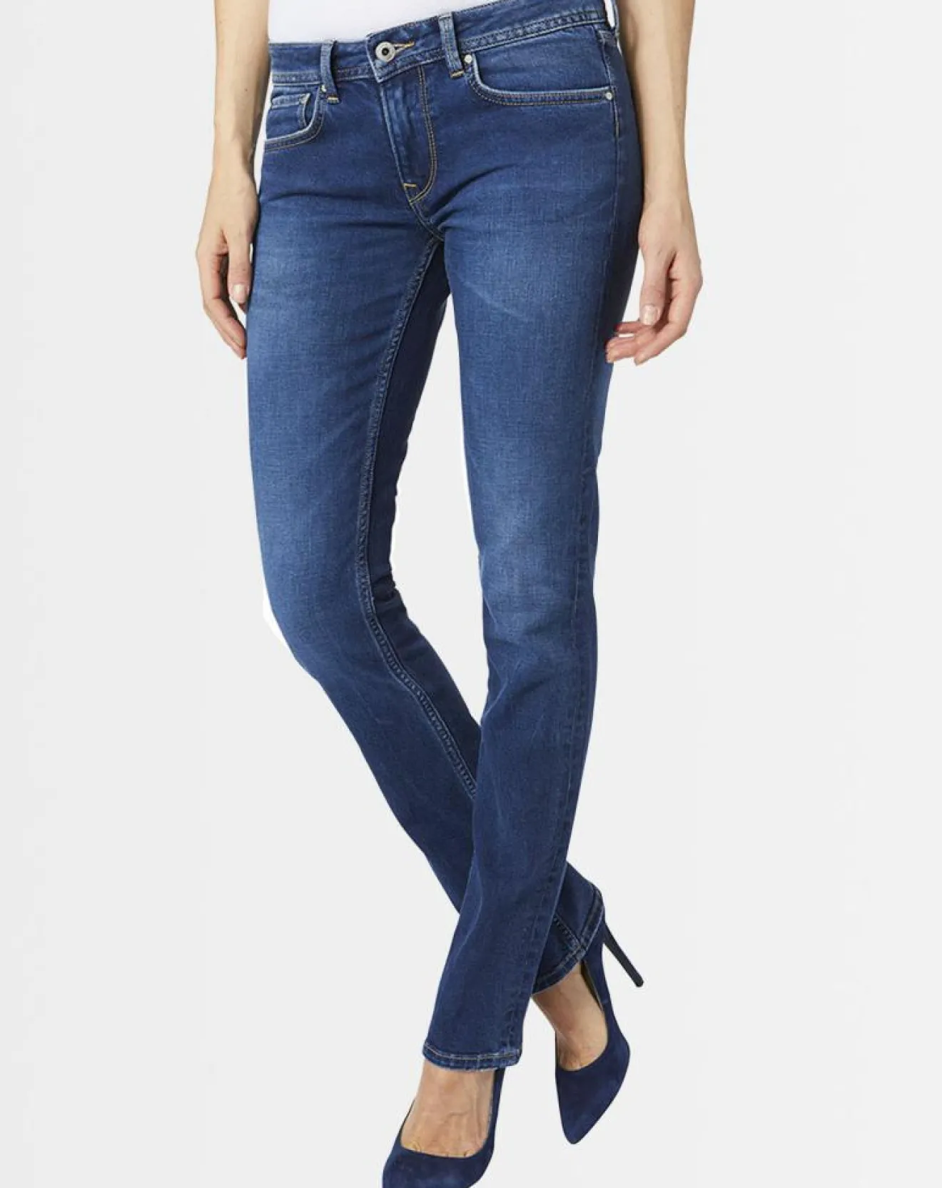 Discount Pepe Jeans Jean ajusté Mira Trublu bleu