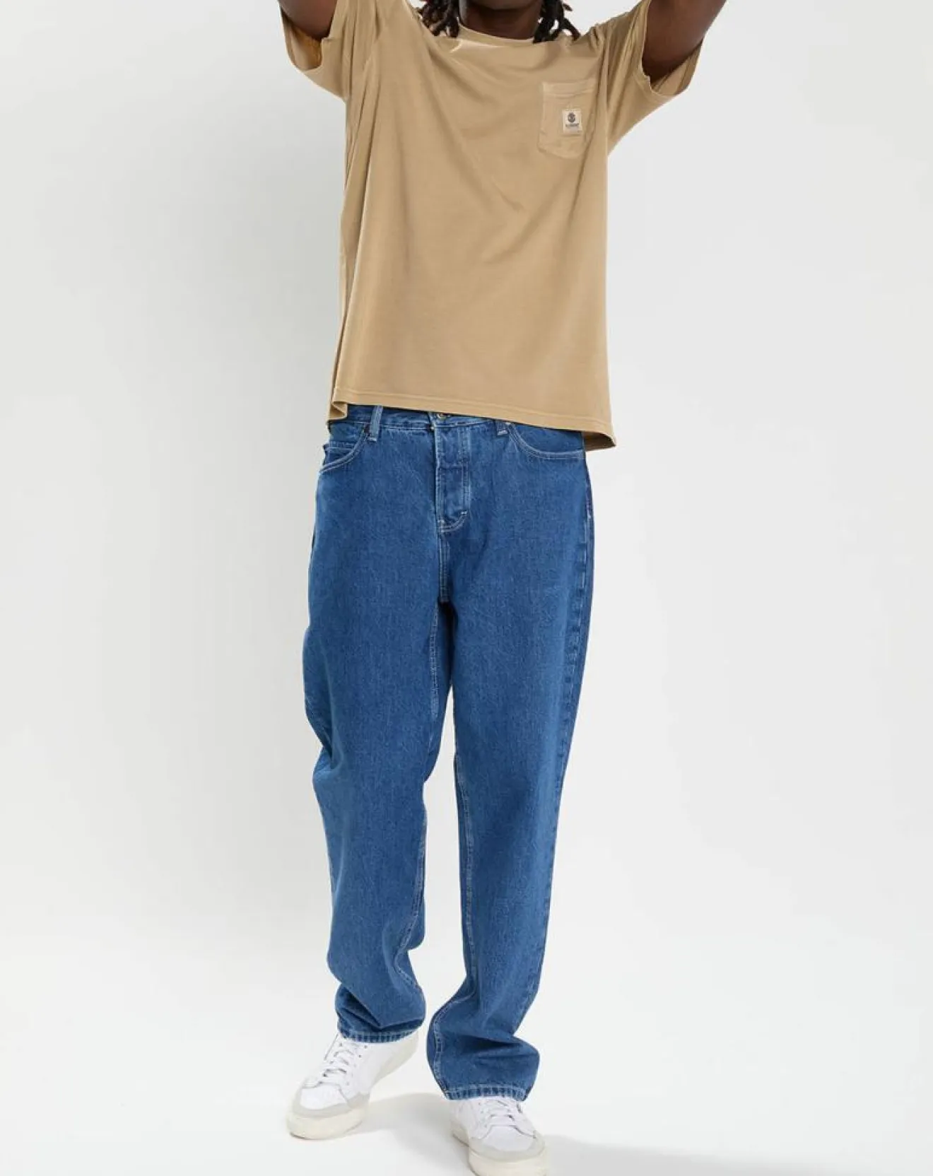 Homme Element Jean ample Relax bleu