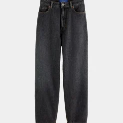 Femme Scotch & Soda Jean Balloon Ample gris foncé