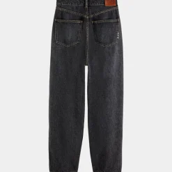 Femme Scotch & Soda Jean Balloon Ample gris foncé