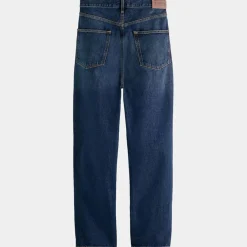 Femme Scotch & Soda Jean Boyfriend 100% Coton Bio bleu moyen