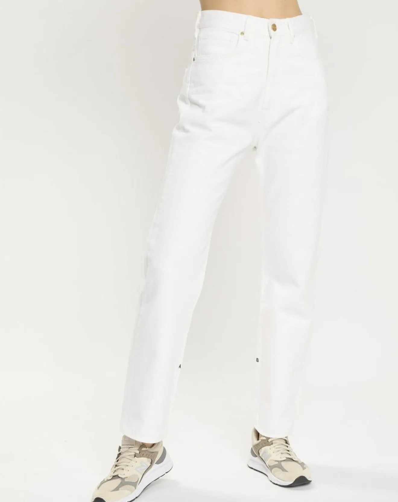 Femme Scotch & Soda Jean boyfriend blanc