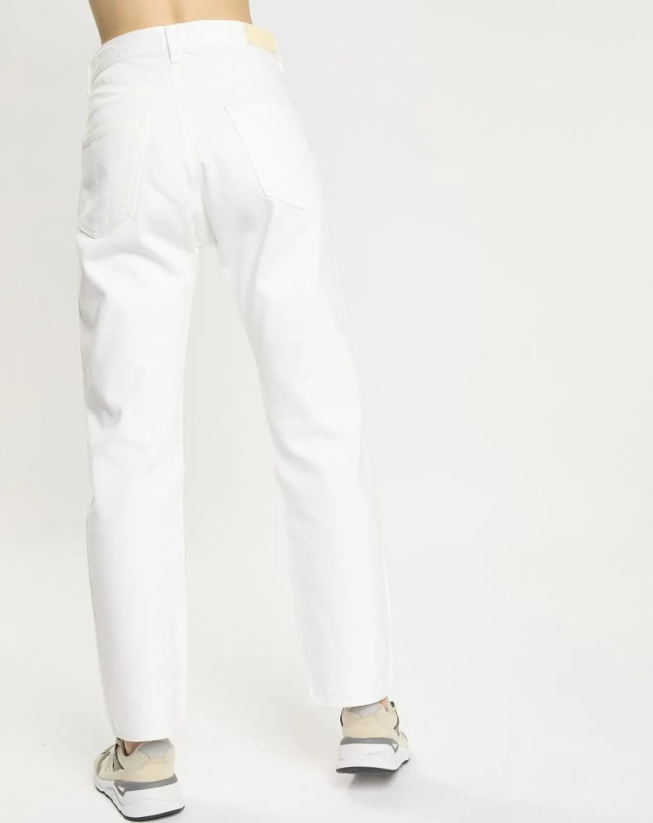 Femme Scotch & Soda Jean boyfriend blanc