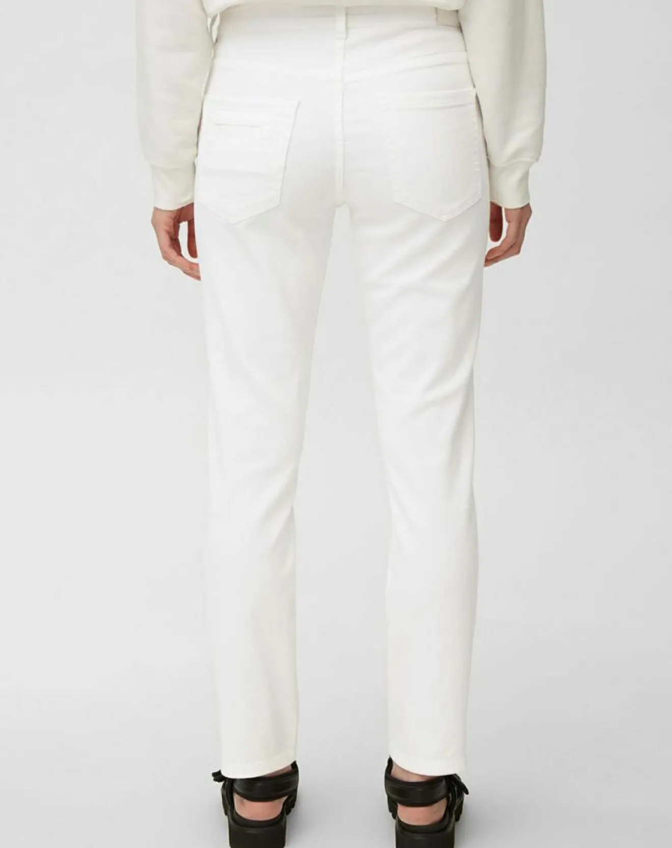 Femme Marc O'Polo Jean boyfriend blanc