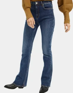 Femme Scotch & Soda Jean charm flare taille haute bleu moyen