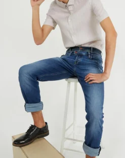 Sale Kaporal Jean Decore bleu