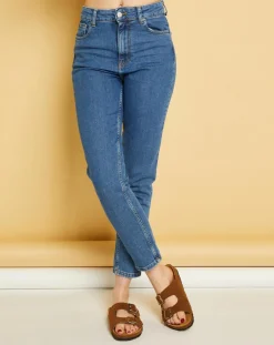 Femme Acquaverde Jean Denim Hallie pierre bleu