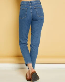 Femme Acquaverde Jean Denim Hallie pierre bleu