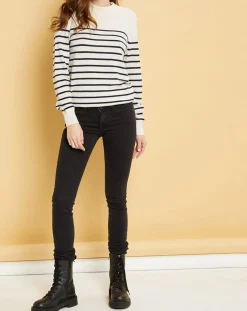 Hot Acquaverde Jean Denim Black Hanneli bleu marine