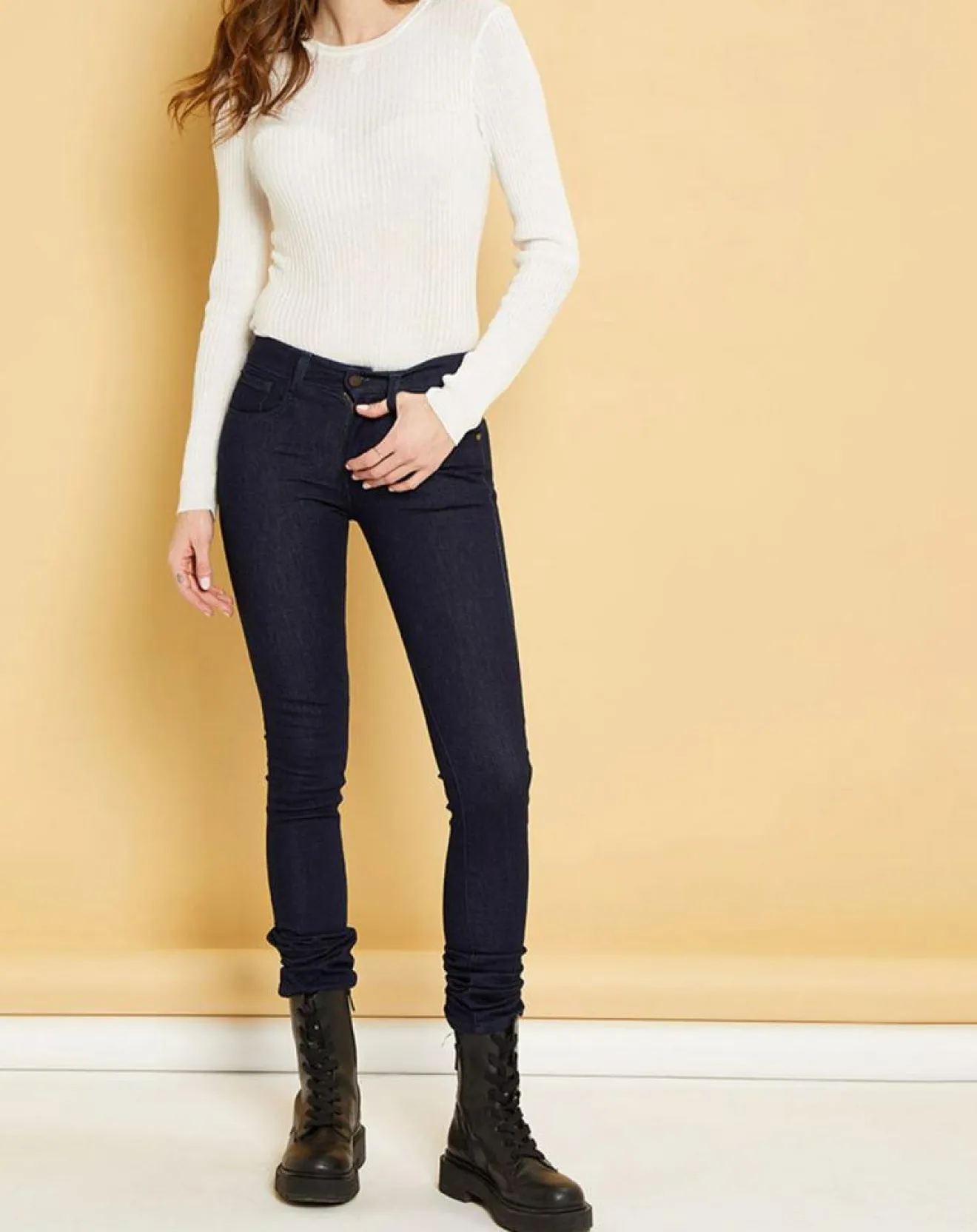 Online Acquaverde Jean Denim Blue Hanneli brut