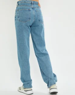 Femme Marc O'Polo Jean droit 100% Coton Bio Heddal Baggy Style bleu