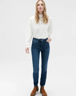 Femme Caroll Jean droit Darlingta denim moyen