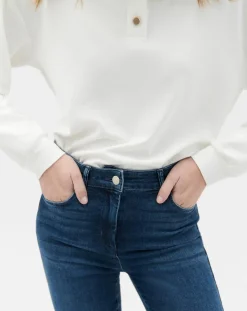 Femme Caroll Jean droit Darlingta denim moyen