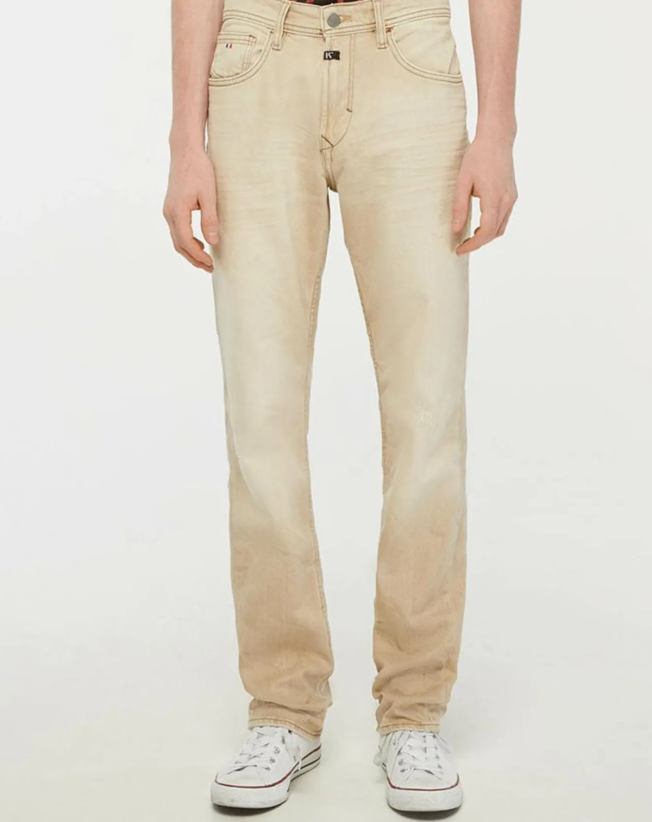 New Kaporal 5 Jean Droit Datte beige