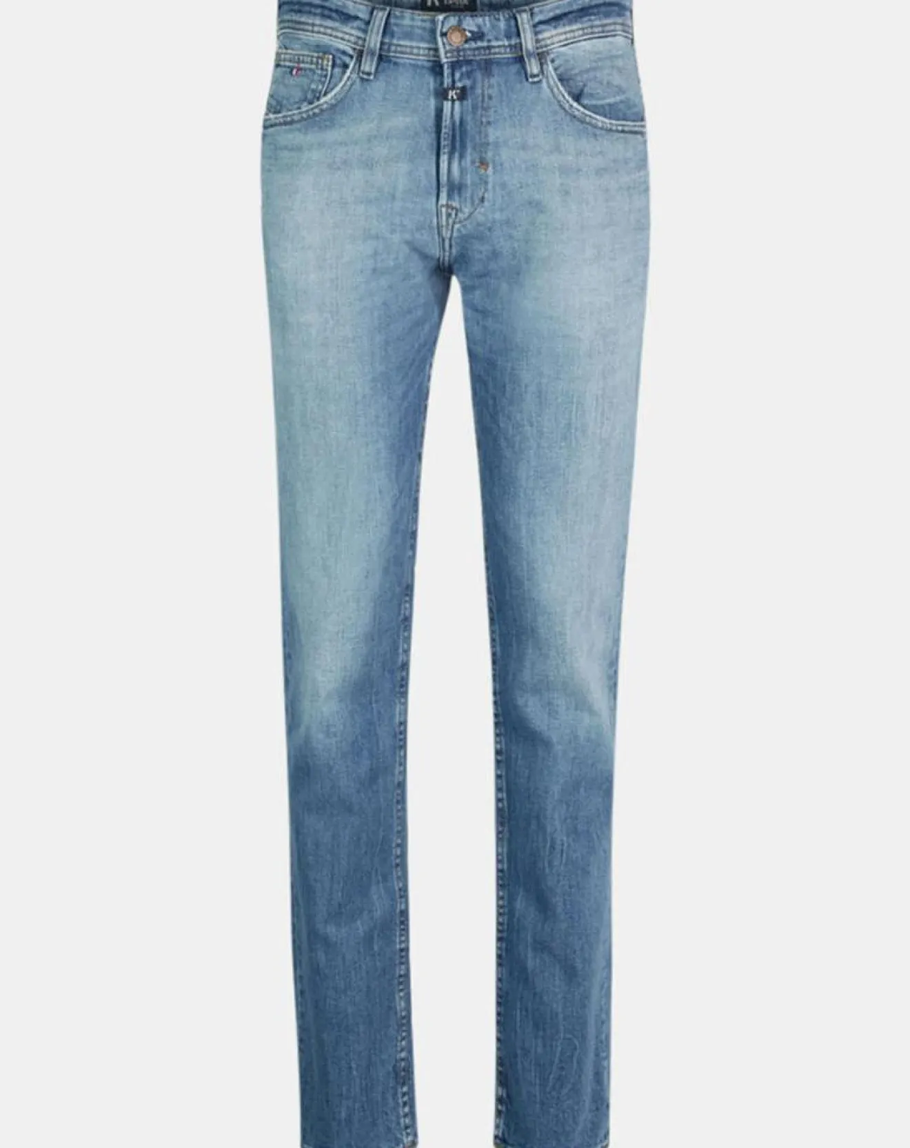 Homme Kaporal 5 Jean Droit Datte délavé bleu