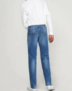 New Kaporal 5 Jean Droit Datte délavé bleu