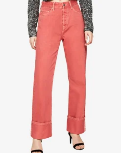 Femme Pepe Jeans Jean droit Dua rouge