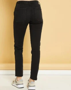 Femme Acquaverde Jean droit Natural Mels black stone