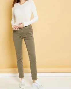 Online Acquaverde Jean droit Natural Mels vert algue